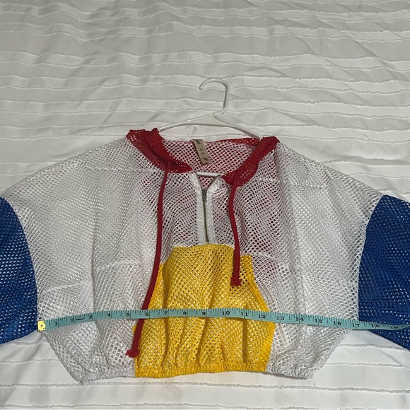 Oversized Mesh Hoodie - Picture 3 of 6